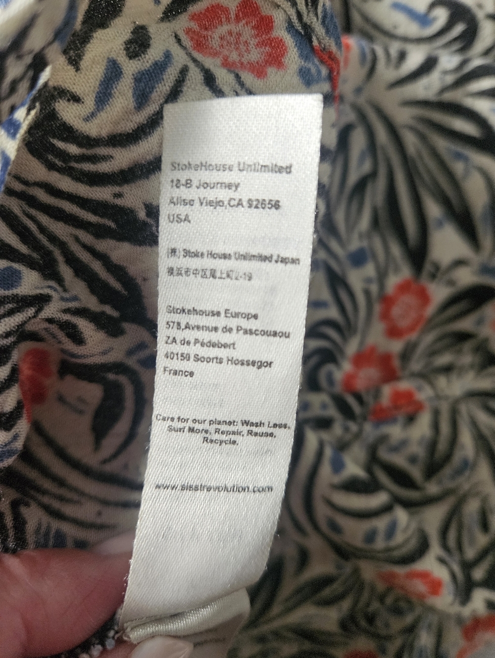 SISSTREVOLUTiON Seaside Floral Woven Tank Dress/Coverup | SZ S - Picture 8 of 8